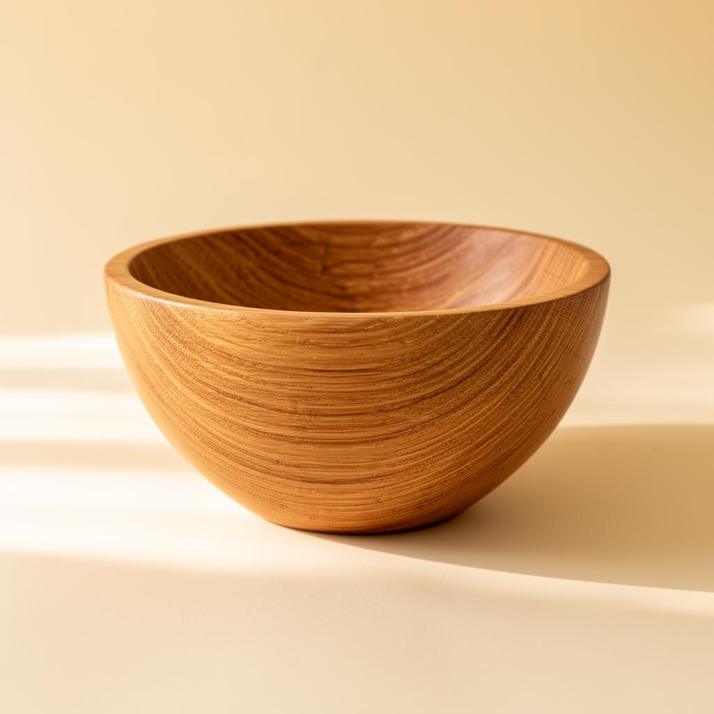 Bowl, Turned Oak